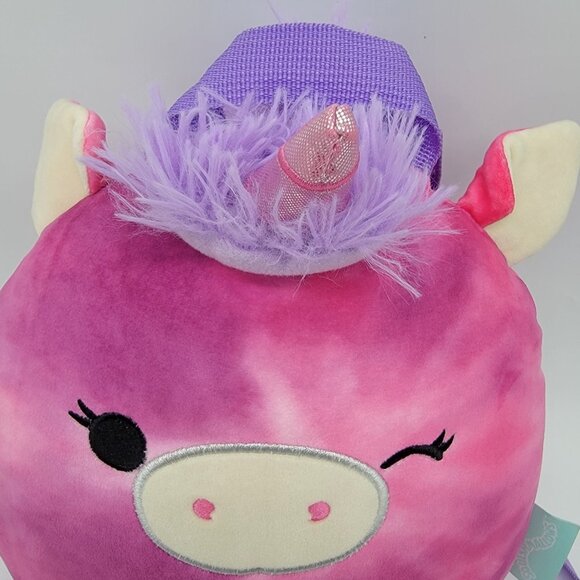 Squishmallows Lola the Unicorn 10” Backpack‎ - Picture 2 of 6
